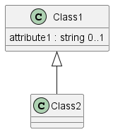 A class with inheritance