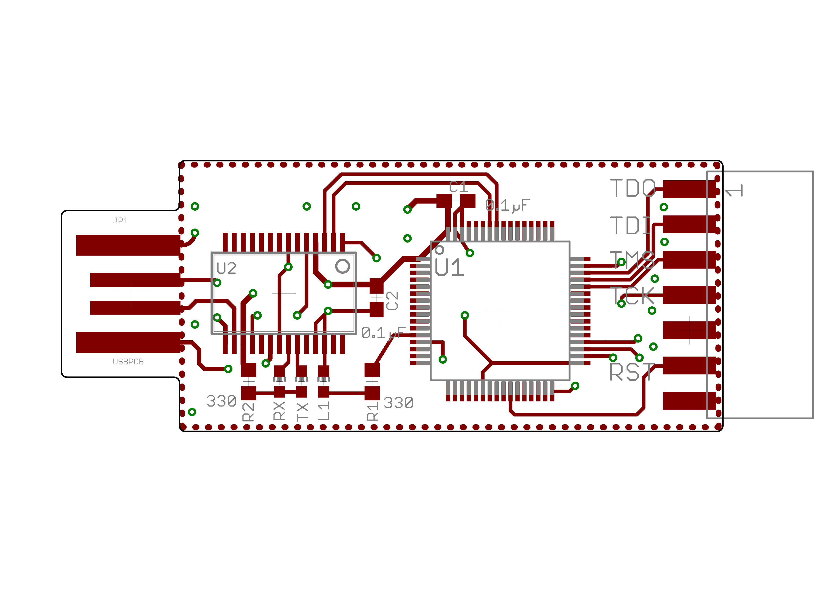 Top Layer Top View \label{pcb_top}